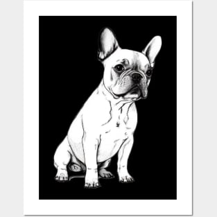 French Bulldog Sketch Posters and Art